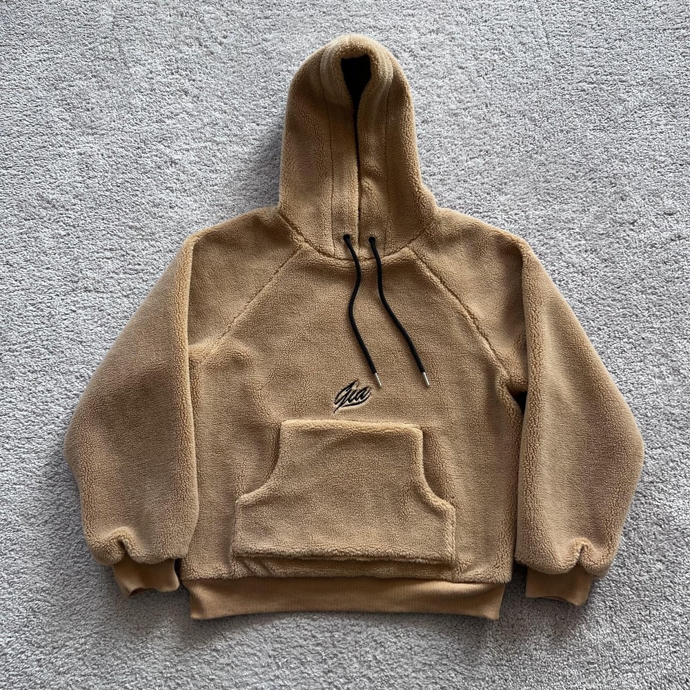 I.AM.GIA Pixie 2.0 Jumper Sherpa Teddy Fleece Hoodie Sweatshirt Womens XS Beige